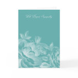 With Deepest Sympathy In Blue And White Floral Card With Deepest Sympathy In Blue And White Floral Card