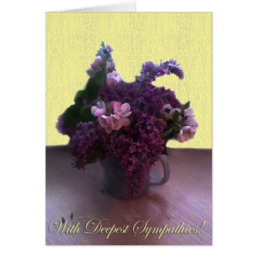 With Deepest Sympaties! Cards (Front)
