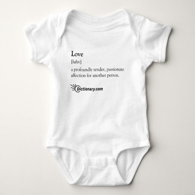 with Definition Baby Bodysuit (Front)