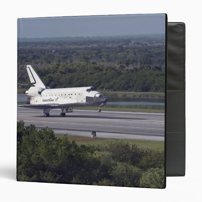 With drag chute unfurled 2 3 ring binder (Front/Inside)