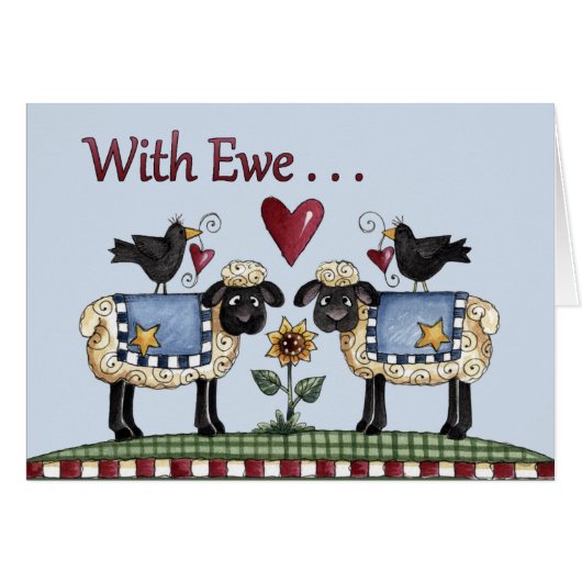 With Ewe . . . Cards (Front Horizontal)