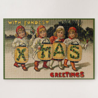 With Fondest Xmas Greetings Jigsaw Puzzle