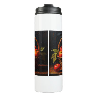 with Fruit Bowl Design Thermal Tumbler