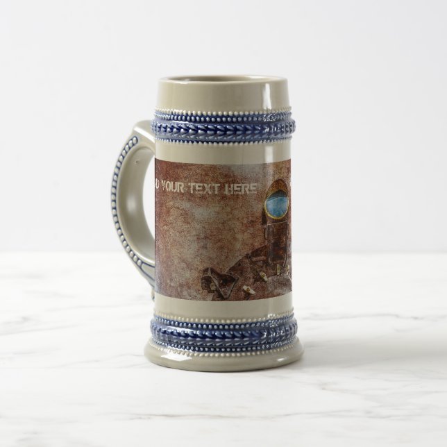 With Full Steam On Beer Stein (Front Left)