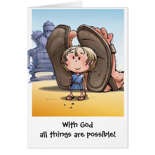 With God all things are possible! Cards (Front)