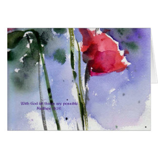 With God all things are possible Cards