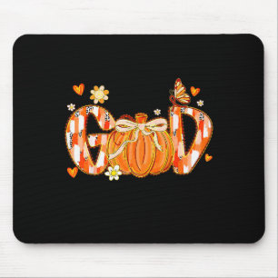 With God All Things Are Possible Christian Fall Th Mouse Pad