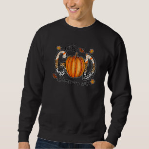 With God All Things Are Possible Fall Pumpkins Leo Sweatshirt
