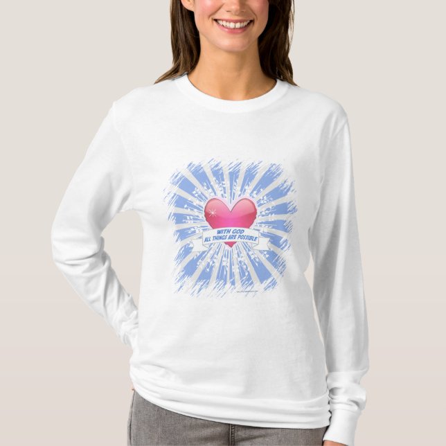 With God All Things are Possible T-Shirt (Front)