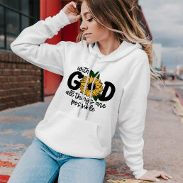 With God All Things Are Possible | Women Hoodie