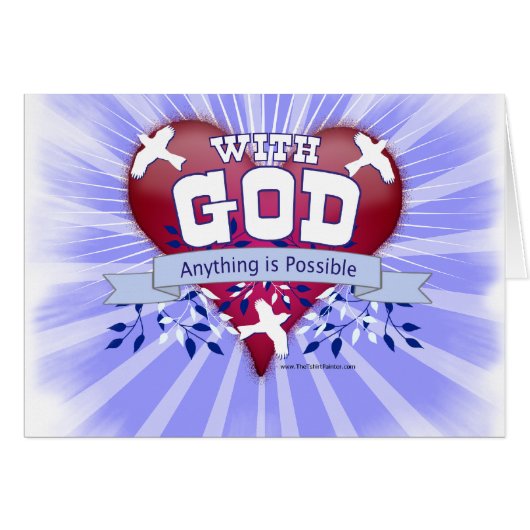 With God Anything is Possible Cards (Front Horizontal)