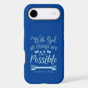 With God Anything is Possible iPhone 17 Air Case