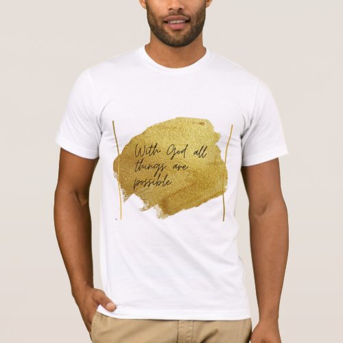 With God Cool Merch Easter Gift Tee Shirt