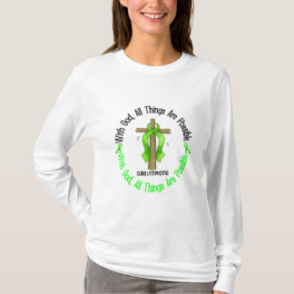 WITH GOD CROSS Non-Hodgkin’s Lymphoma T-Shirts