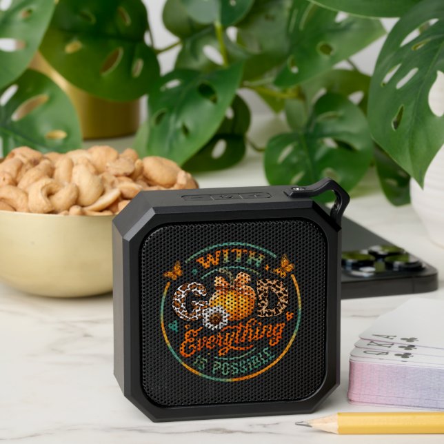 With God Everything Is Possible  Bluetooth Speaker (Insitu(Table))