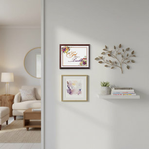 With God loral Plaque