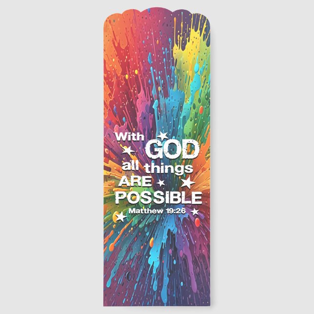 With God Matthew 19-26 Bookmarks (Back)