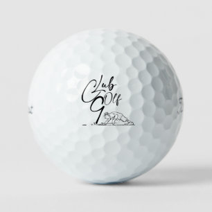 with golf club balls