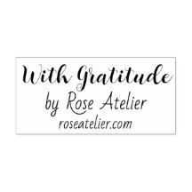 With Gratitude Custom Business Store Name & Websit