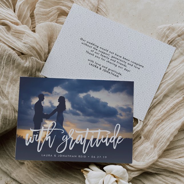 With Gratitude | Photo Thank You w/ Back Message Card (Creator Uploaded)