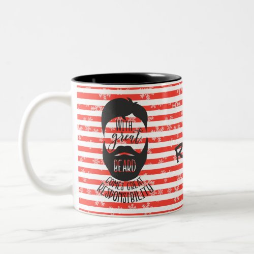 With Great Beard Comes Personalized Tea Coffee Mug