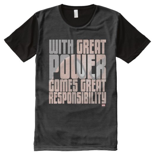 With No Power Comes No Responsibility T-Shirts - With No Power Comes No ...