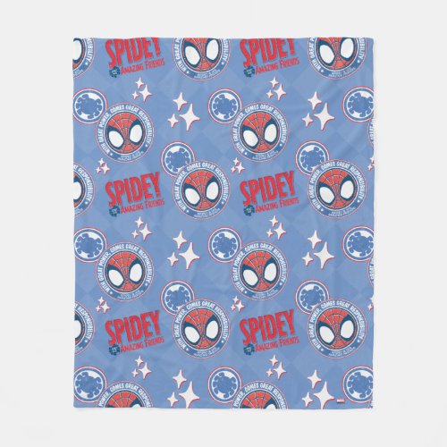 With Great Power Comes Great Responsibility Fleece Blanket