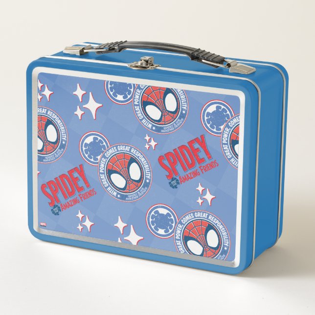 With Great Power Comes Great Responsibility Metal Lunch Box (Front)