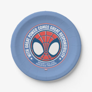With Great Power Comes Great Responsibility Paper Plates