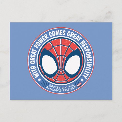 With Great Power Comes Great Responsibility Postcard