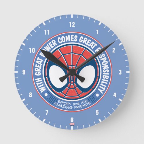 With Great Power Comes Great Responsibility Round Clock