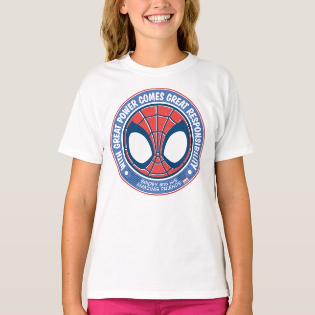 With Great Power Comes Great Responsibility T-Shirt (Front)