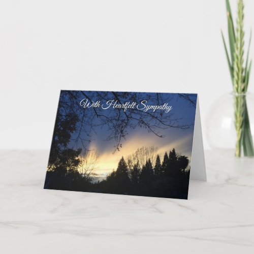 With Heartfelt Sympathy Card