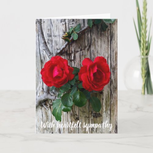 With Heartfelt Sympathy Card