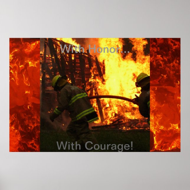 With Honor... With Courage! Poster (Front)
