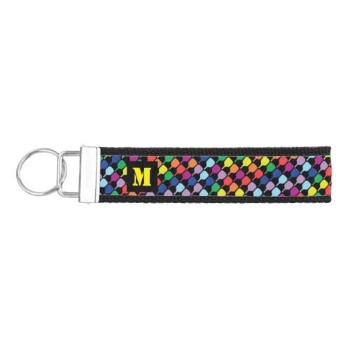 With initial Colorful pickleball paddles ️ Wrist Keychain