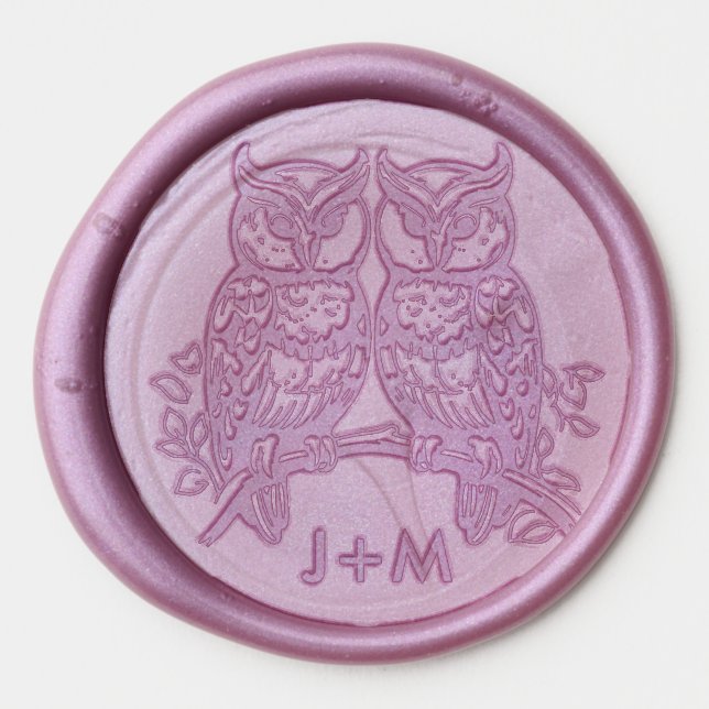 With initials 🌈 Eternal Unity  Wax Seal Sticker (Front)