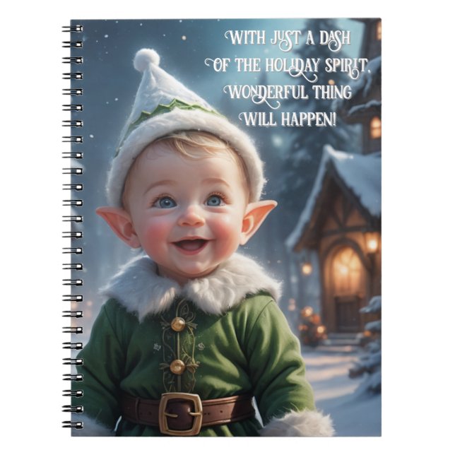 With Just A Dash… Notebook (Front)