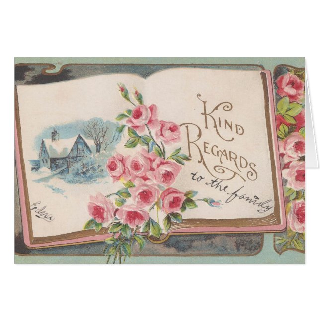 With Kindest Regards to the Family Cards (Front Horizontal)