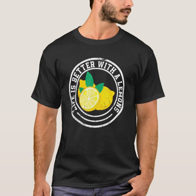 With Lemons Kids Fruit    Lemon T-Shirt (Front)