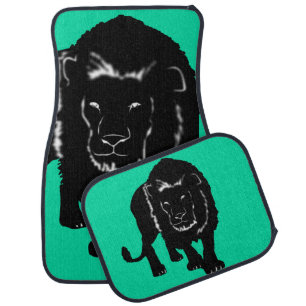 With Lion Car Floor Mats