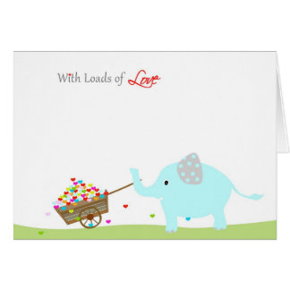 With loads of love cards