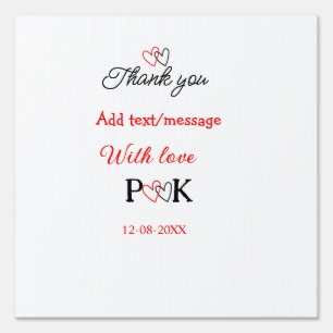 With love add couple name letter thank you add dat sign