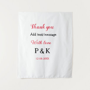 With love add couple name letter thank you add dat tapestry