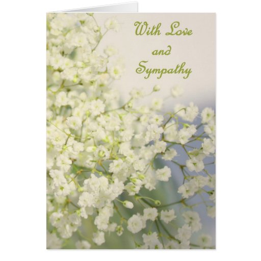 With Love and Sympathy Cards | Zazzle