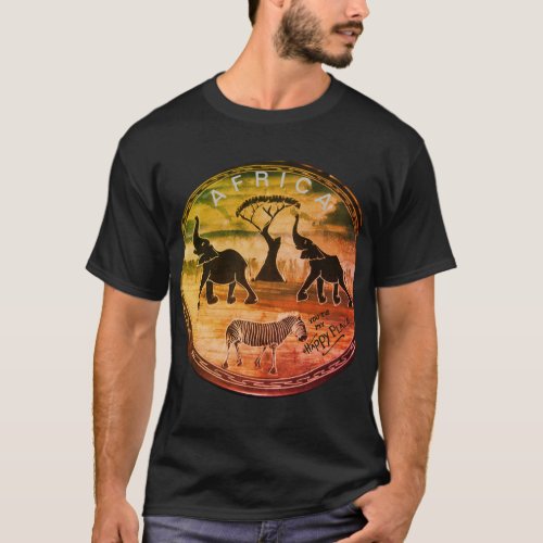 With Love From Africa Wild Animal Safari  T_Shirt