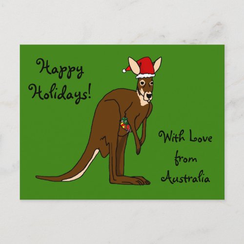 With Love from Australia Holiday Postcard