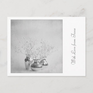 With Love from Texas Postcard - Floral Symmetry