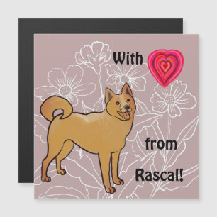 With Love From Your dog – Cute Magnetic card