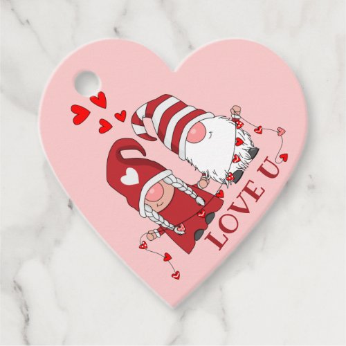 With Love Gnomes  Favor Tags